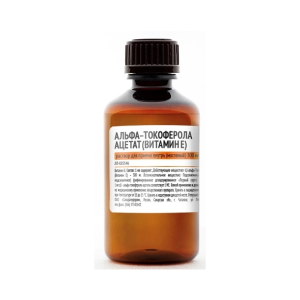 Альфа-токоферола ацетат раствор для приёма внутрь масляный 300мг/мл 50мл 