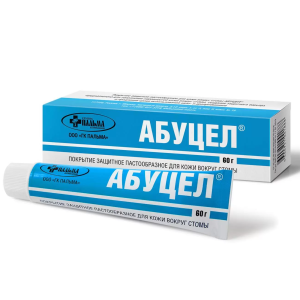 Абуцел покрытие защитное пастообразное для кожи вокруг стомы туба 60г