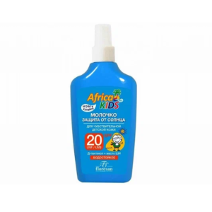 Африка кидс молочко защита от солнца SPF20 флакон 200мл 