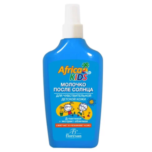 Африка кидс молочко после солнца флакон 200мл 