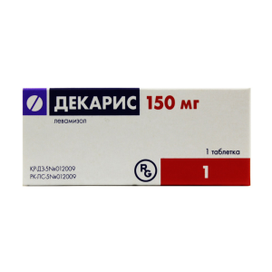 Декарис таблетки 150мг №1