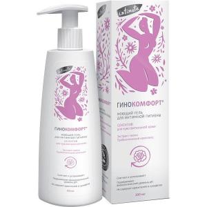 Гинокомфорт моющий гель для интимной гигиены Сенсетив флакон 200мл