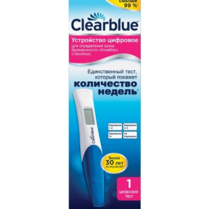 Clearblue устройство цифровое для определения срока беременности №1