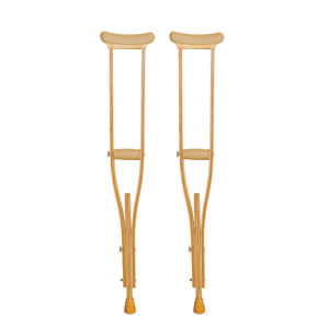 Костыли подмышечные деревянные подростковые 01-КИ