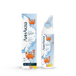 ЛинАква беби средство для орошения и промывания полости носа 0,9% 150мл