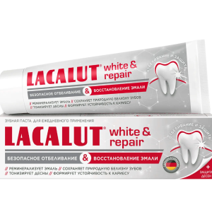 Лакалют уайт & рипейр зубная паста туба 50мл