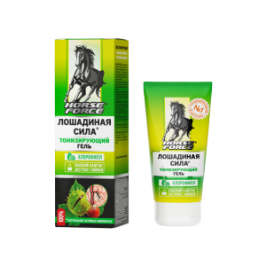 Лошадиная сила тонизирующий гель для ног с конским каштаном и экстрактом пиявки 125мл