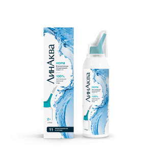 ЛинАква норм средство для орошения и промывания полости носа 0,9% 150мл