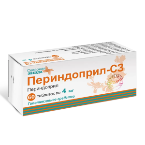 Периндоприл-СЗ таблетки 4мг №60