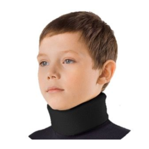 Бандаж шейный для детей ОВ-8/36 черный размер 8*36см