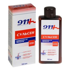911 сульсен шампунь 1% от перхоти 150мл