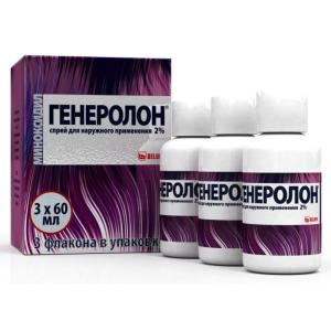 Генеролон спрей 2% флакон 60мл №3