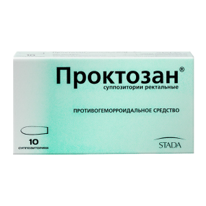 Проктозан суппозитории ректальные №10 