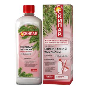 Скипар набор терапевтический для ванн НТВ-03 эмульсия для ванн смешанная флакон 1000мл