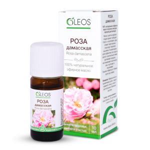 Oleos Роза дамасская эфирное масло флакон 10мл