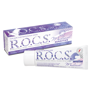 Рокс Medical Sensitive реминерализующий гель чувствительных зубов туба 45г