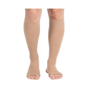 Ergoforma 322 гольфы мужские антиварикозные II класс компрессии бежевые открытый носок размер 6