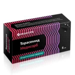 Торасемид Медисорб таблетки 5мг №60