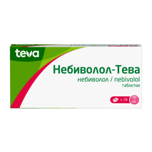 Небиволол-Тева таблетки 5мг №28