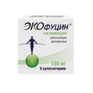 Экофуцин суппозитории вагинальные 100мг №6