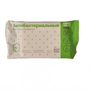 Вona Мente антибактериальные влажные салфетки №10