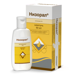 Низорал шампунь 2% 60мл 