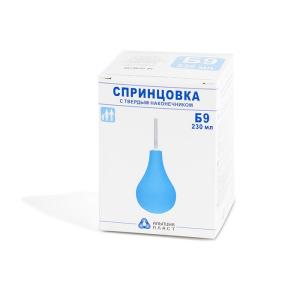 Спринцовка Б9 с твердым наконечником ПВХ Альпина Пласт 230мл