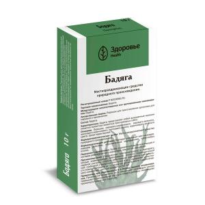 Бадяга порошок для приготовления суспензии для наружного применения пакет 10г 