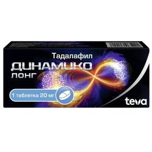 Динамико Лонг таблетки покрытые плёночной оболочкой 20мг №1