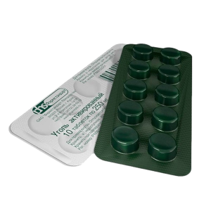 Уголь активированный таблетки 250мг №10