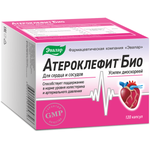 Атероклефит Био капсулы 250мг №120