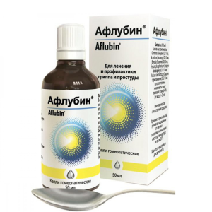 Афлубин капли для приема внутрь гомеопатические 50мл