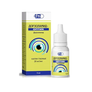 Дорзоламид-Оптик капли глазные 20мг/мл флакон 5мл