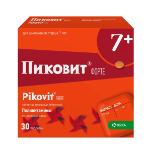 Пиковит форте таблетки покрытые оболочкой №30