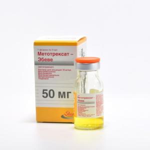 Метотрексат-Эбеве раствор для инъекций 10мг/мл флакон 5мл №1