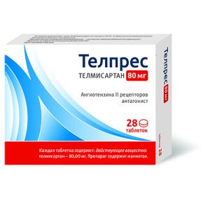Телпрес таблетки 80мг №28