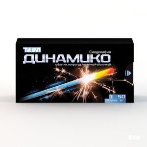 Динамико таблетки покрытые плёночной оболочкой 50мг №1