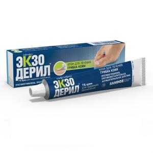 Экзодерил крем для наружного применения 1% 15 г 