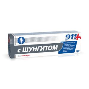 911 крем для тела с шунгитом 100мл