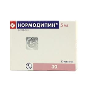 Нормодипин таблетки 5мг №30